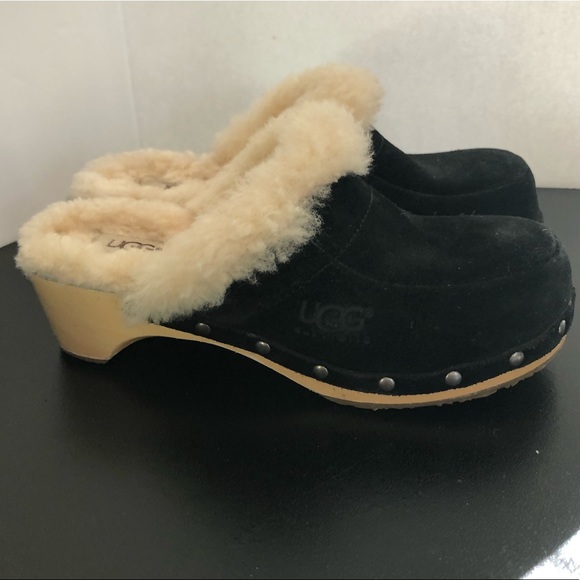 sherpa lined clogs